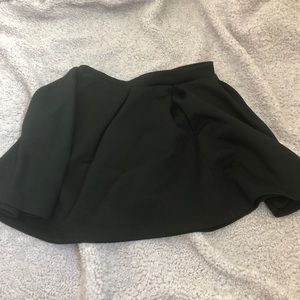 Plain black skirt
